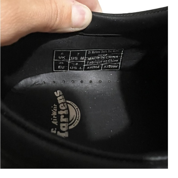 Dr. Martens 8053 Leather Casual Shoes, Black - Picture 4 of 5